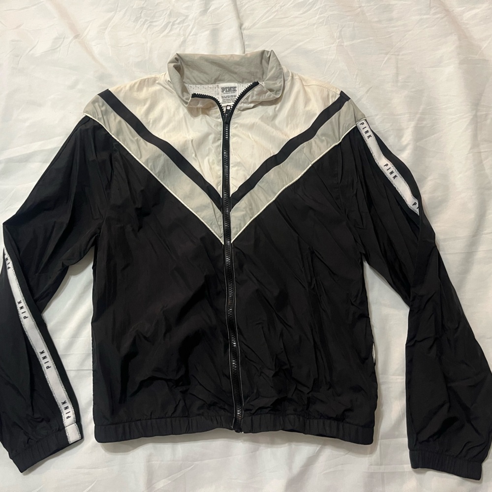 Victoria secret pink windbreaker jacket